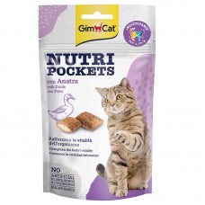 GIMCAT NUTRI POCKETS WITH DUCK & MULTIVITAMIN 60G CTY